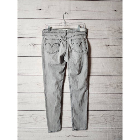 Levis Womens Demi Curve Slim Skinny Jeans Gray Stretch Light Wash Womens 11 / 30 - Picture 2 of 7
